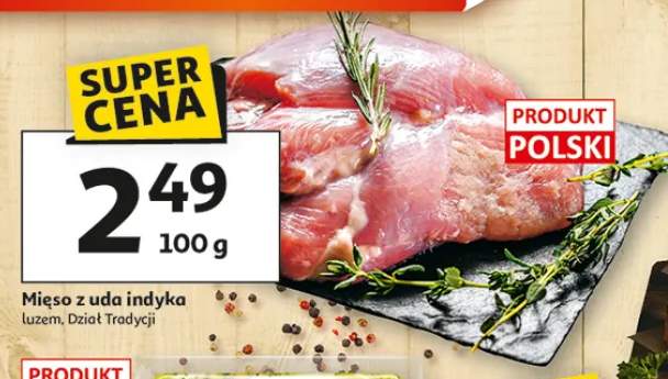 Mięso z uda indyka luzem