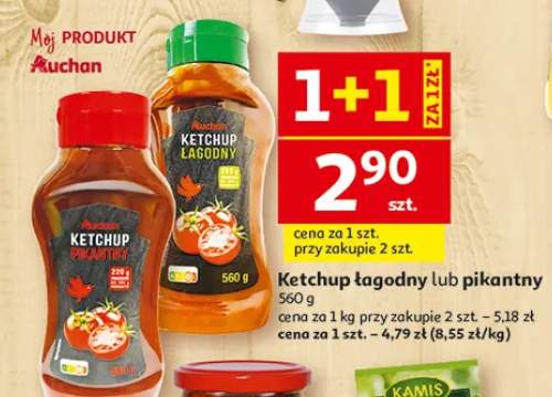 Ketchup pikantny Auchan