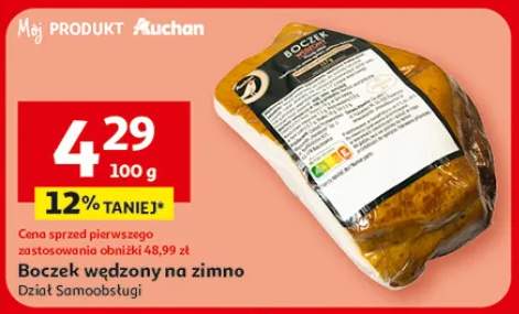 Boczek wędzony na zimno Auchan
