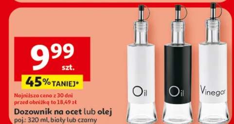 Dozownik na olej czarny