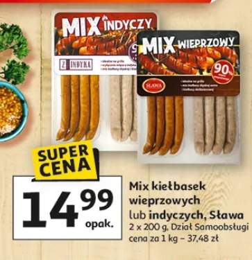 Mix kiełbasek wieprzowych Sława