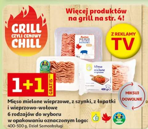 Mięso mielone wieprzowo-wołowe Auchan