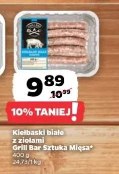 Kiełbaski białe z ziołami Grill Bar Sztuka Mięsa
