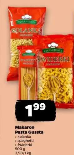 Makaron świderki Pasta Gussta