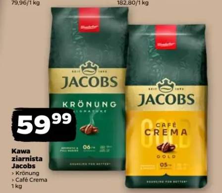 Kawa ziarnista Jacobs Café Crema