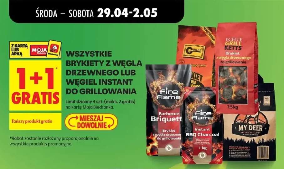Brykiet z węgla drzewnego do grillowania