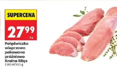 Polędwiczka wieprzowa pakowana próżniowo Kraina Mięs