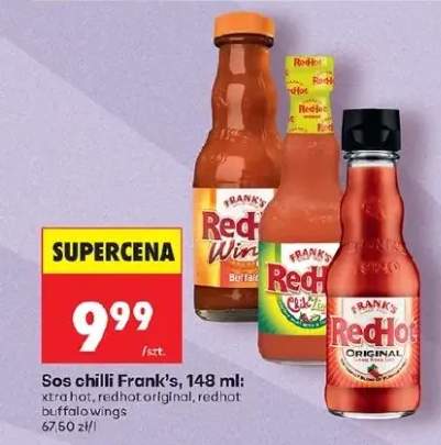 Sos chilli Frank's RedHot xtra hot