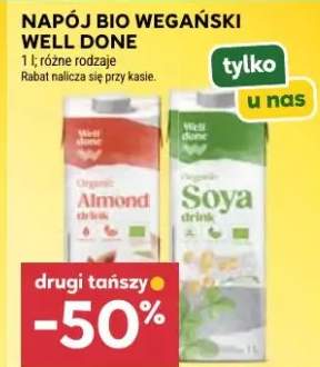 Napój bio wegański Well Done Soya drink