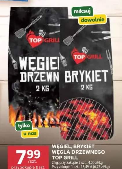 Brykiet węgla drzewnego Top Grill