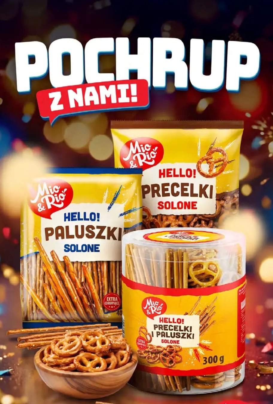 Paluszki solone Mio & Rio Hello!