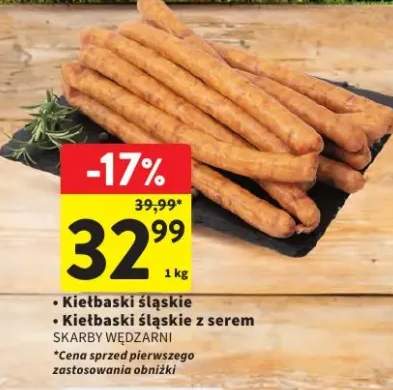 Kiełbaski śląskie z serem Skarby Wędzarni