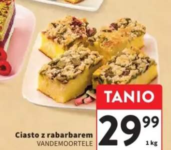 Ciasto z rabarbarem Vandemoortele