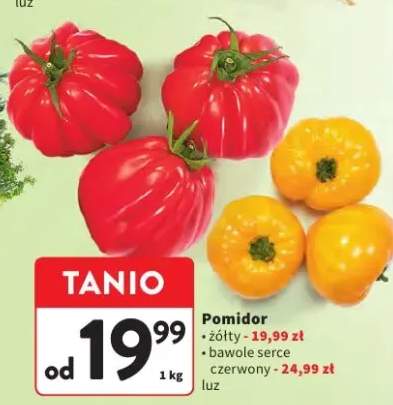 Pomidor bawole serce czerwony luz
