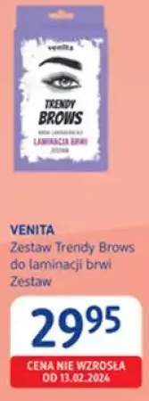 Zestaw Trendy Brows do laminacji brwi Venita