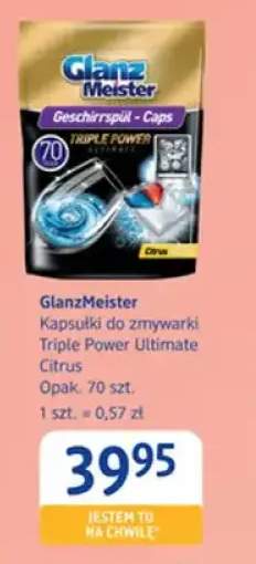Kapsułki do zmywarki Triple Power Ultimate Citrus GlanzMeister