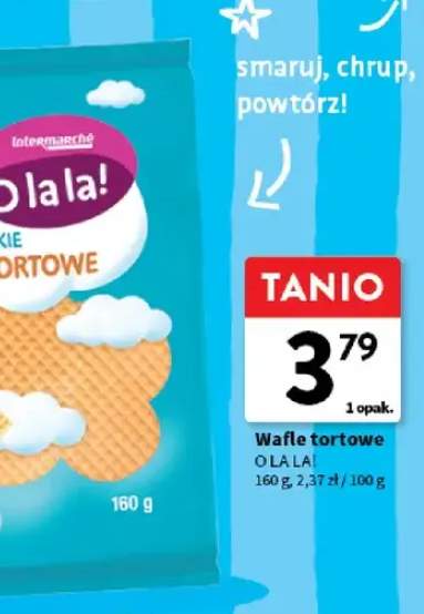 Wafle tortowe niebiańskie O LA LA!