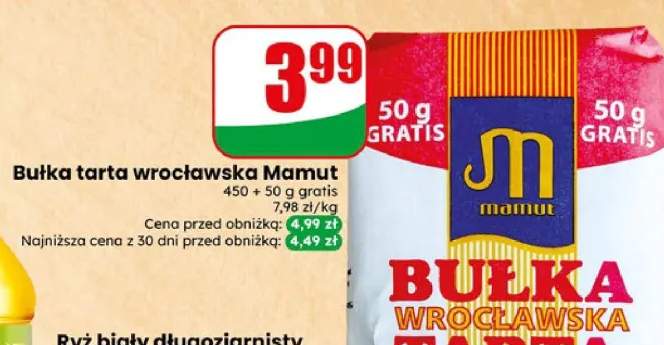 Bułka tarta wrocławska Mamut