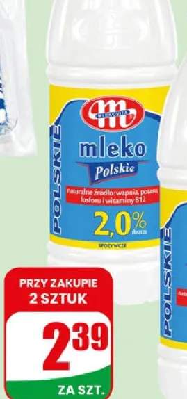 Mleko spożywcze świeże 2% Polskie Mlekovita