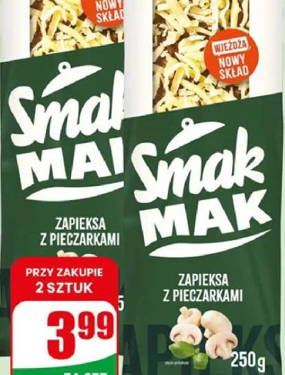 Zapiekanka z pieczarkami SmakMak