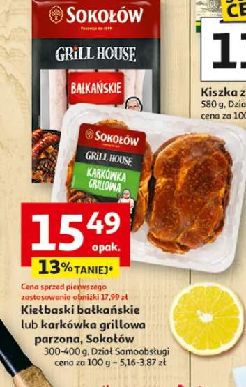 Karkówka grillowa parzona Sokołów Grill House