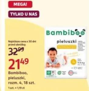 Pieluszki bambusowe Bambiboo rozmiar 4
