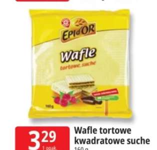Wafle tortowe kwadratowe suche Epi d'Or