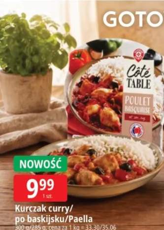 Kurczak curry Côté Table
