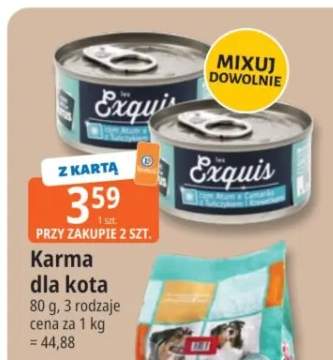 Karma dla kota Exquis con Atum e Canarás z Tuńczykiem i Krewetkami