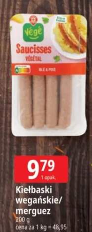 Kiełbaski wegańskie Végé Saucisses Végétal