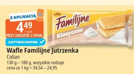 Wafle Familijne klasyczne śmietankowe Jutrzenka