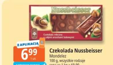 Czekolada Nussbeisser mleczna z całymi orzechami laskowymi