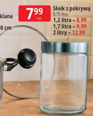 Słoik z pokrywą 0,75l