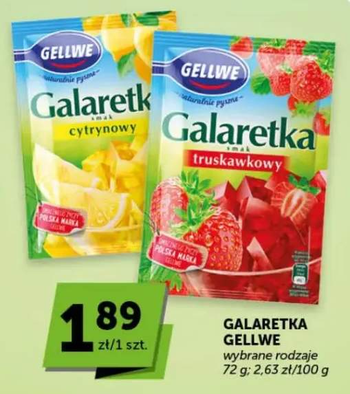 Galaretka cytrynowa Gellwe