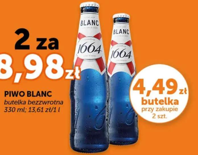 Piwo Blanc 1664 butelka bezzwrotna