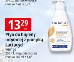 Płyn do higieny intymnej z pompką Lactacyd Femina Perrigo