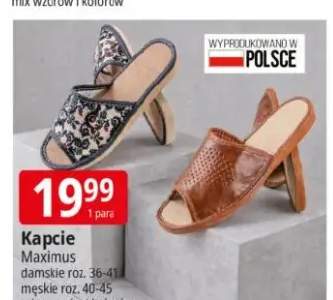 Kapcie Maximus damskie roz. 36-41 męskie roz. 40-45