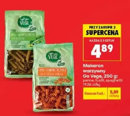 Makaron warzywny Go Vege