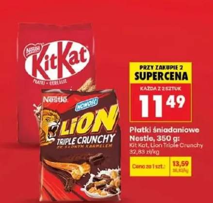 Płatki śniadaniowe Nestle
