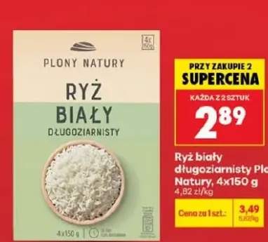 Ryż biały długoziarnisty Plony Natury 4-pak
