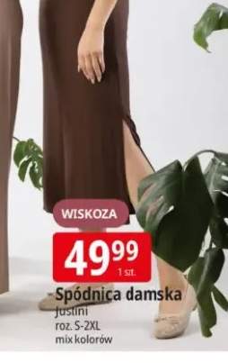 Spódnica damska Justini wiskoza mix kolorów