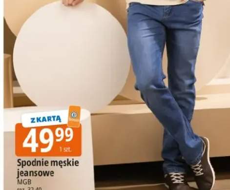Spodnie męskie jeansowe MGB
