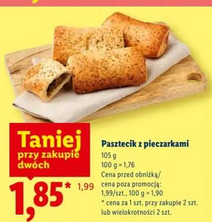 Pasztecik z pieczarkami