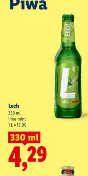 Piwo Lech lime-mint