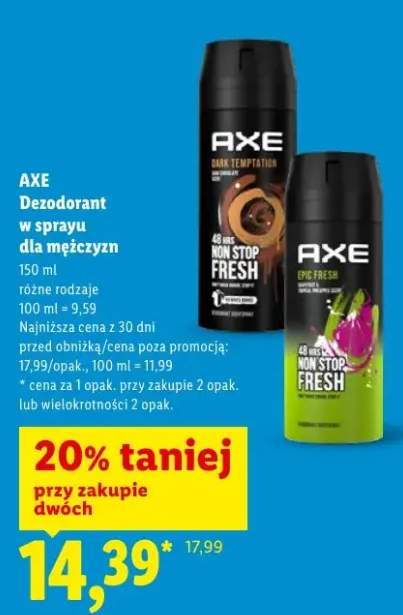 Dezodorant w sprayu dla mężczyzn Axe