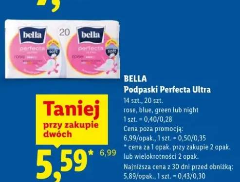 Podpaski Perfecta Ultra Bella rose 20szt.