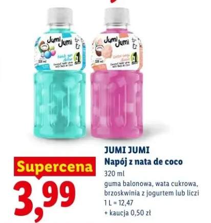Napój z nata de coco guma balonowa Jumi Jumi