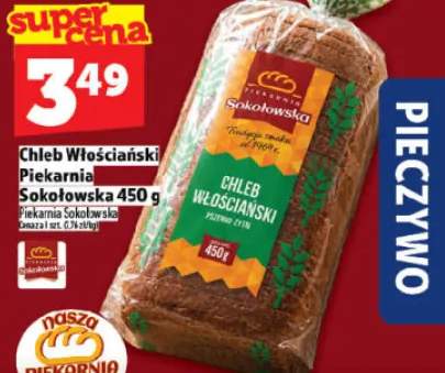 Chleb Włościański Piekarnia Sokołowska 450g