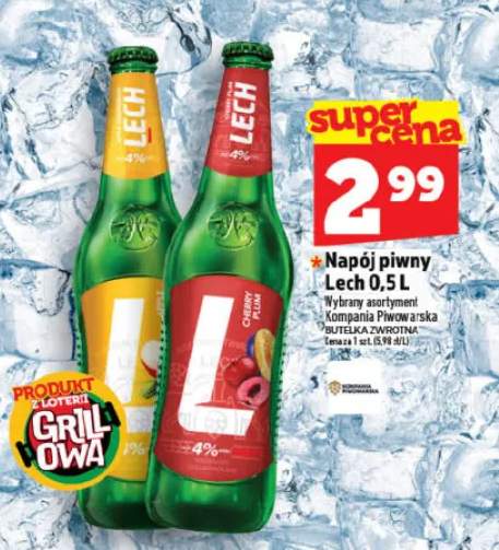 Napój piwny Lech Kompania Piwowarska