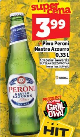 Piwo Peroni Nastro Azzurro Kompania Piwowarska